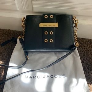Marc Jacobs Lock And Strap Leather Crossbody